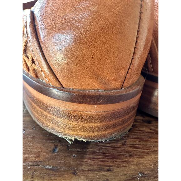 Anthropologie Kelsi Dagger Brooklyn Arlo Mesh Tan Loafer size 5.5 - Picture 13 of 13